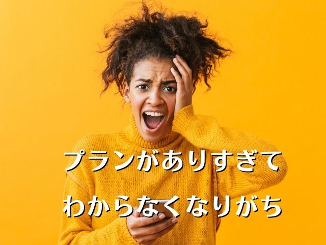 じゃらん・プランがありすぎて混乱するイメージ画像