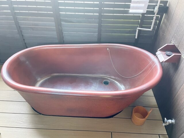 【箱根小涌園 天悠】露天風呂の様子を撮影した写真