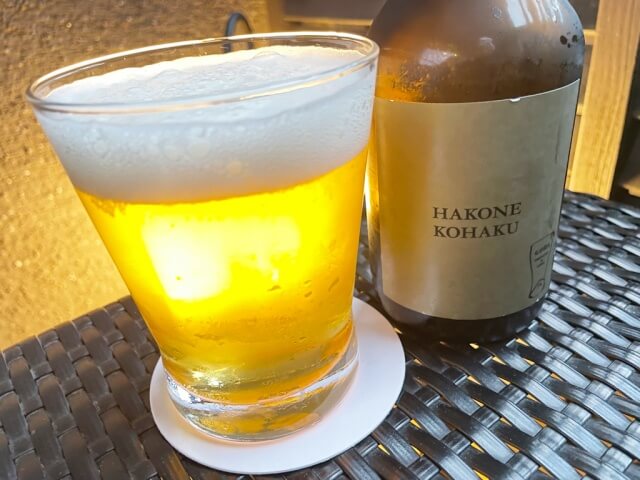 箱根クラフトビール・GORA BREWERY《HAKONA KOHAKU》を撮影した写真