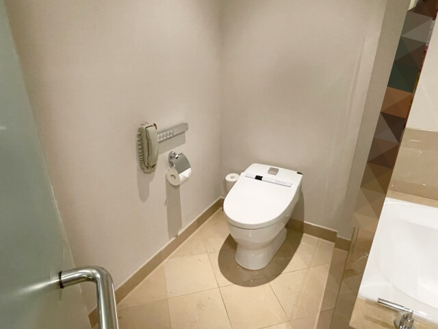 クラブデラックスルームのトイレを撮影した写真