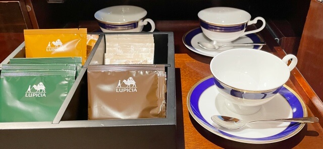 ルピシアの紅茶・緑茶を撮影した写真