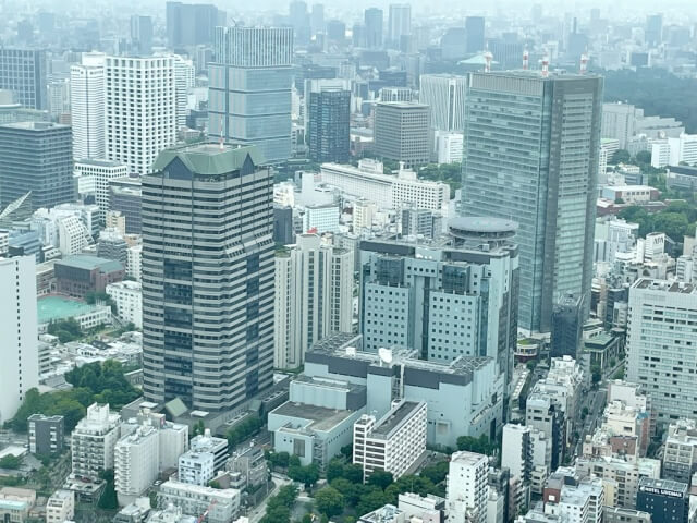 クラブデラックスルームからの眺望・赤坂方面を撮影した写真