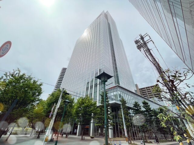 ウェスティンホテル仙台の外観を撮影した画像