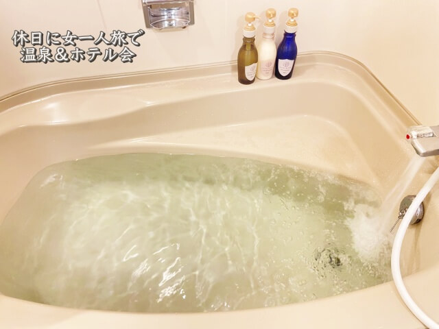 新横浜プリンスホテル【お風呂に湯を入れている時の水圧の様子】を撮影した画像