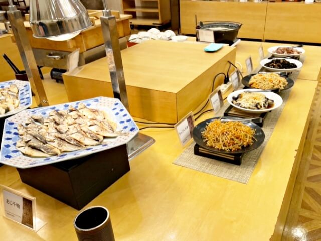 朝食バイキング「和食コーナー」を撮影した画像
