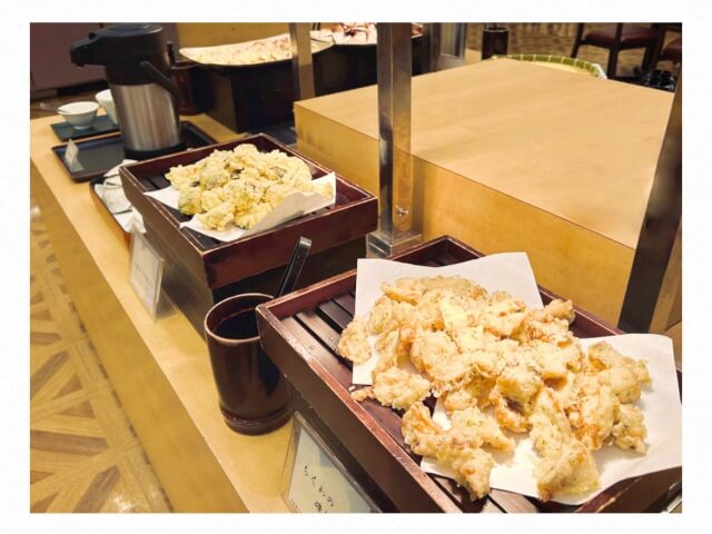 天ぷらコーナーの画像：公式サイトより